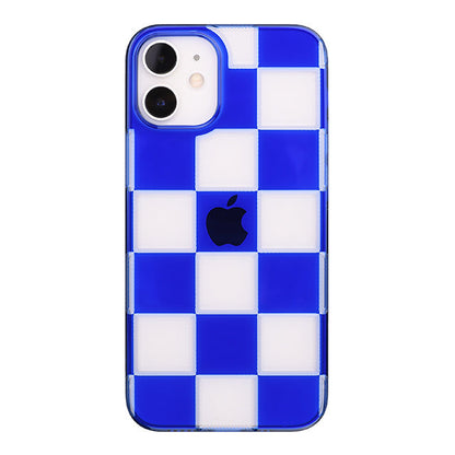 【Web限定】Air Jacket “kiriko” for iPhone12 mini 市松 (瑠璃)