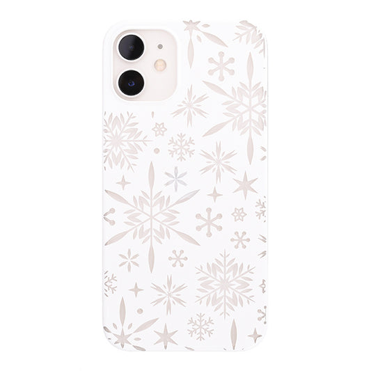 【Web限定】Air Jacket “kiriko” for iPhone12 mini 雪片 (ピュアホワイト)