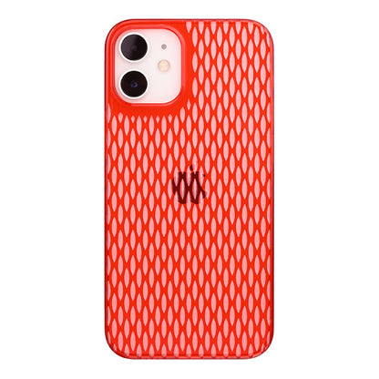 【Web限定】Air Jacket “kiriko” for iPhone12 mini 米つなぎ (紅)