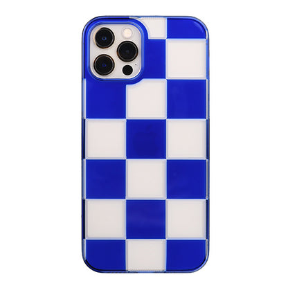 【Web限定】Air Jacket “kiriko” for iPhone12 / iPhone12 Pro 市松 (瑠璃)