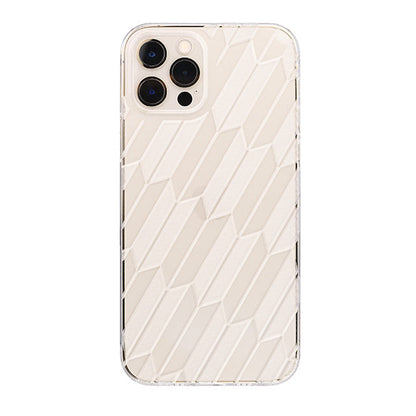 【Web限定】Air Jacket “kiriko” for iPhone12 / iPhone12 Pro 矢絣 (クリア)