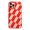 【Web限定】Air Jacket “kiriko” for iPhone12 / iPhone12 Pro 矢絣 (紅)