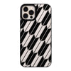 【Web限定】Air Jacket “kiriko” for iPhone12 / iPhone12 Pro 矢絣 (ピアノブラック)