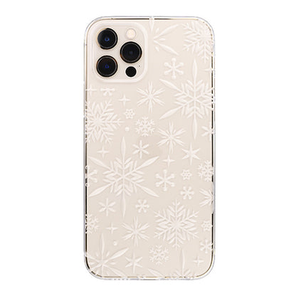 【Web限定】Air Jacket “kiriko” for iPhone12 / iPhone12 Pro 雪片 (クリア)