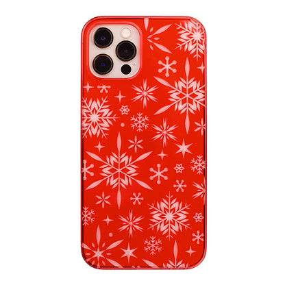 【Web限定】Air Jacket “kiriko” for iPhone12 / iPhone12 Pro 雪片 (紅)