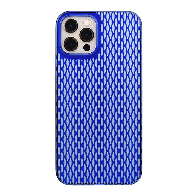 【Web限定】Air Jacket “kiriko” for iPhone12 / iPhone12 Pro 米つなぎ (瑠璃)