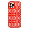 【Web限定】Air Jacket “kiriko” for iPhone12 / iPhone12 Pro 麻の葉つなぎ (紅)