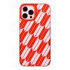 【Web限定】Air Jacket “kiriko” for iPhone12 Pro Max 矢絣 (紅)