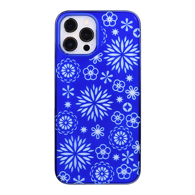 【Web限定】Air Jacket “kiriko” for iPhone12 Pro Max 花 (瑠璃)