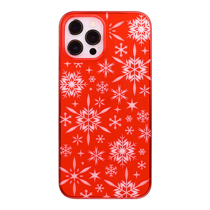 【Web限定】Air Jacket “kiriko” for iPhone12 Pro Max 雪片 (紅)