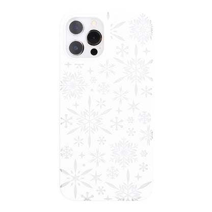 【Web限定】Air Jacket “kiriko” for iPhone12 Pro Max 雪片 (ピュアホワイト)