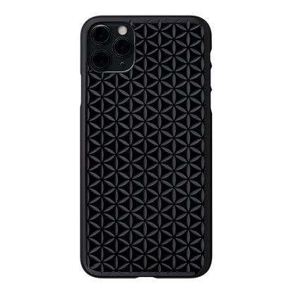 【Web限定】Air Jacket “kiriko” for iPhone11 Pro Max 麻の葉つなぎ (ピアノブラック)