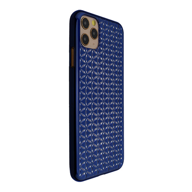 【Web限定】Air Jacket “kiriko” for iPhone11 Pro Max 麻の葉つなぎ (瑠璃)