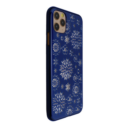 【Web限定】Air Jacket “kiriko” for iPhone11 Pro Max 花 (瑠璃)