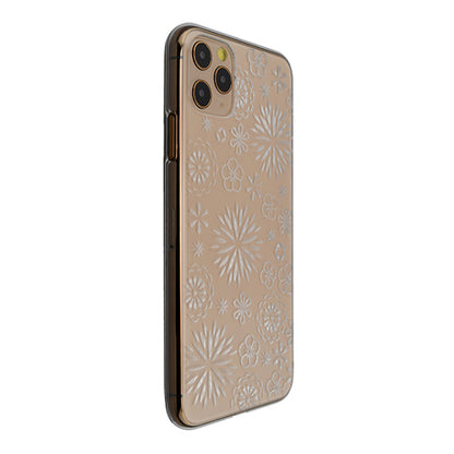 【Web限定】Air Jacket “kiriko” for iPhone11 Pro Max 花 (クリア)