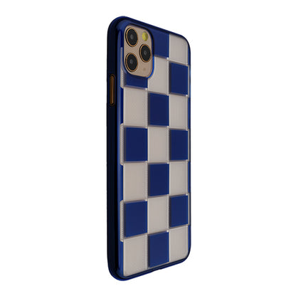 【Web限定】Air Jacket “kiriko” for iPhone11 Pro Max 市松 (瑠璃)