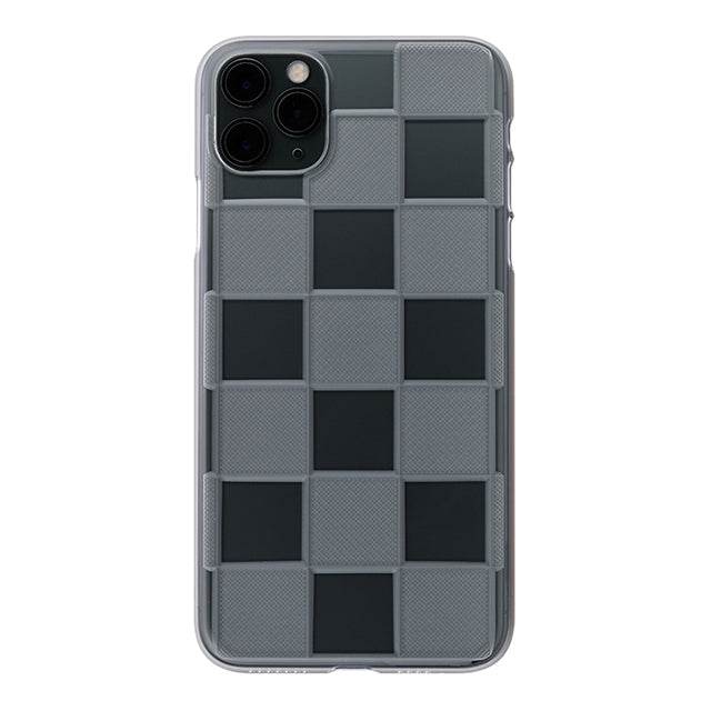 【Web限定】Air Jacket “kiriko” for iPhone11 Pro Max 市松 (クリア)