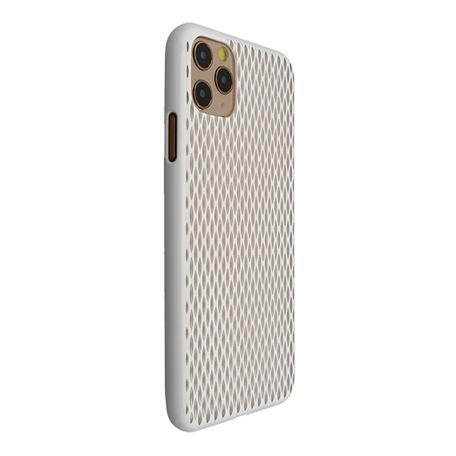 【Web限定】Air Jacket “kiriko” for iPhone11 Pro Max 米つなぎ (ピュアホワイト)