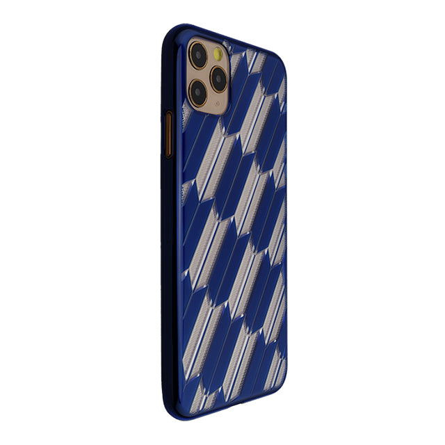 【Web限定】Air Jacket “kiriko” for iPhone11 Pro Max 矢絣 (瑠璃)