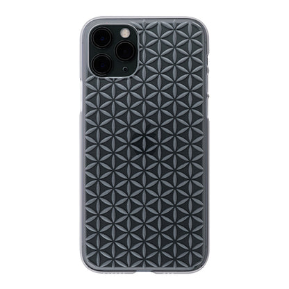 【Web限定】Air Jacket “kiriko” for iPhone11 Pro 麻の葉つなぎ (クリア)