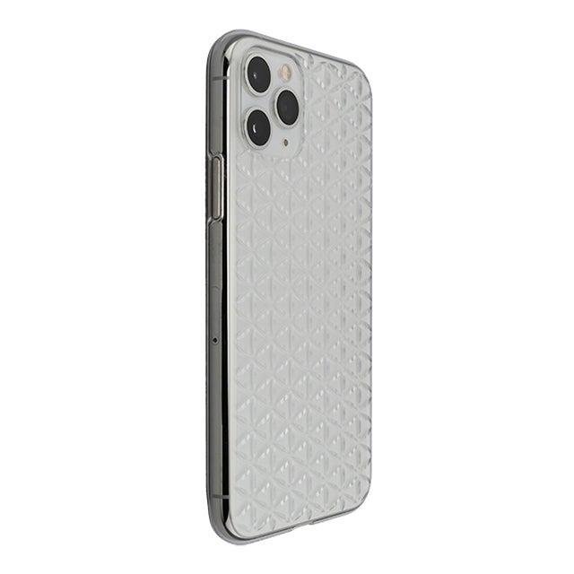 【Web限定】Air Jacket “kiriko” for iPhone11 Pro 麻の葉つなぎ (クリア)