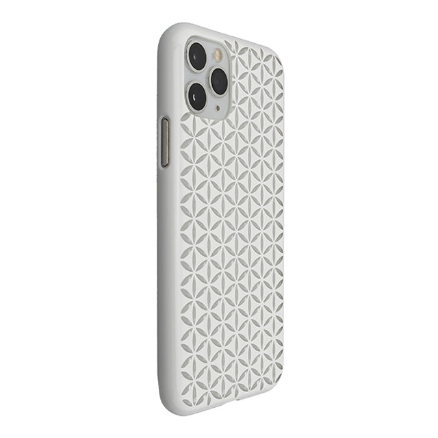 【Web限定】Air Jacket “kiriko” for iPhone11 Pro 麻の葉つなぎ (ピュアホワイト)