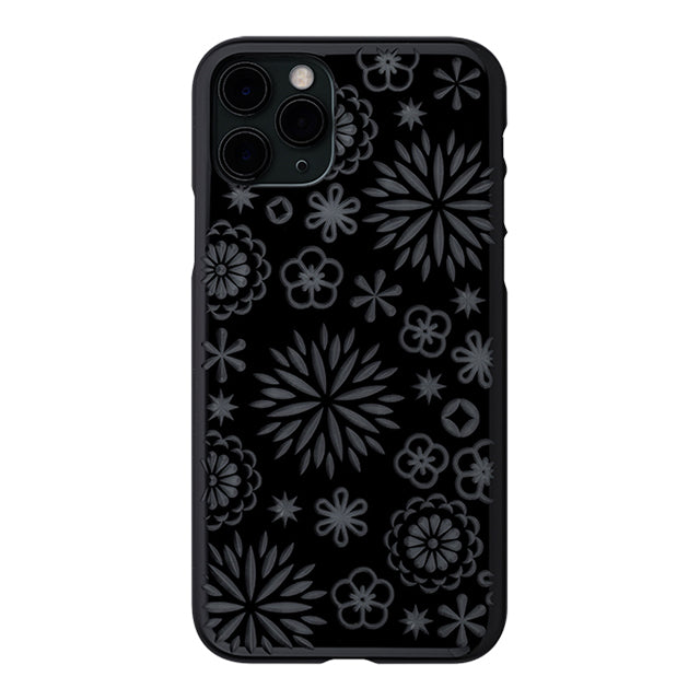 【Web限定】Air Jacket “kiriko” for iPhone11 Pro 花 (ピアノブラック)