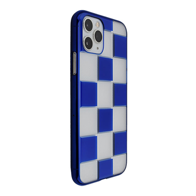 【Web限定】Air Jacket “kiriko” for iPhone11 Pro 市松 (瑠璃)