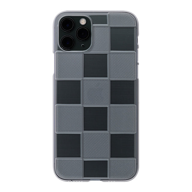 【Web限定】Air Jacket “kiriko” for iPhone11 Pro 市松 (クリア)