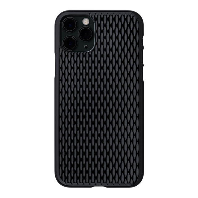 【Web限定】Air Jacket “kiriko” for iPhone11 Pro 米つなぎ (ピアノブラック)