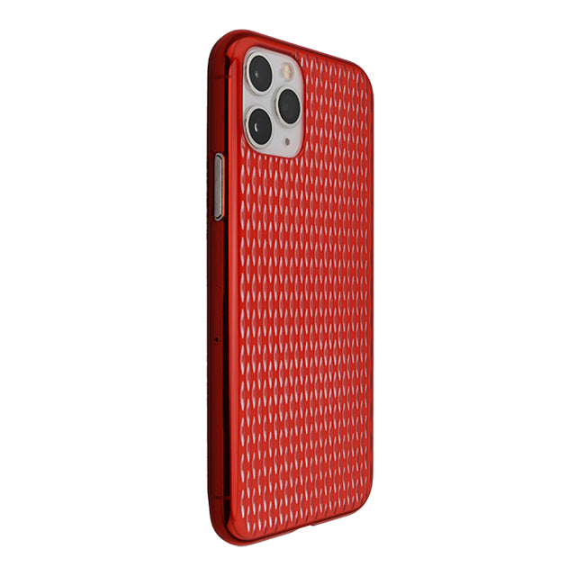 【Web限定】Air Jacket “kiriko” for iPhone11 Pro 米つなぎ (紅)