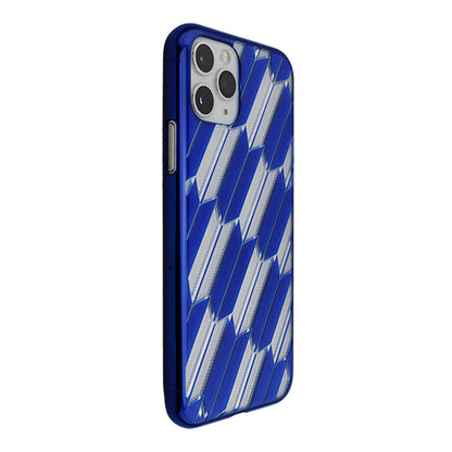 【Web限定】Air Jacket “kiriko” for iPhone11 Pro 矢絣 (瑠璃)