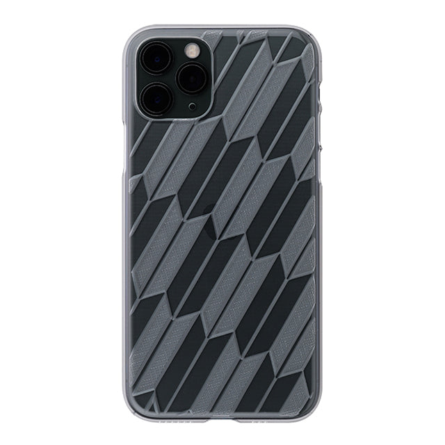 【Web限定】Air Jacket “kiriko” for iPhone11 Pro 矢絣 (クリア)