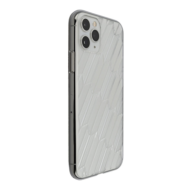 【Web限定】Air Jacket “kiriko” for iPhone11 Pro 矢絣 (クリア)