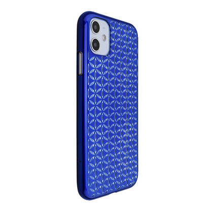 【Web限定】Air Jacket “kiriko” for iPhone11 麻の葉つなぎ (瑠璃)