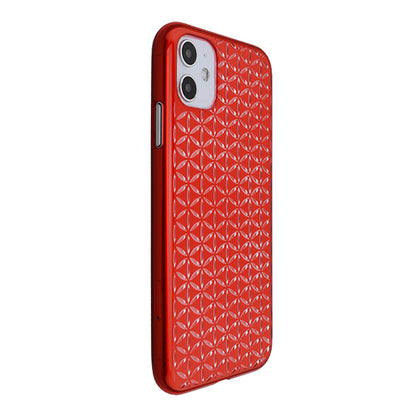 【Web限定】Air Jacket “kiriko” for iPhone11 麻の葉つなぎ (紅)