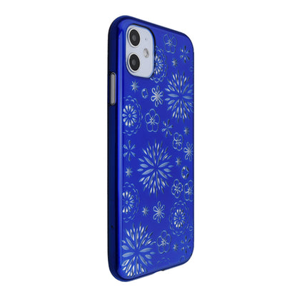 【Web限定】Air Jacket “kiriko” for iPhone11 花 (瑠璃)