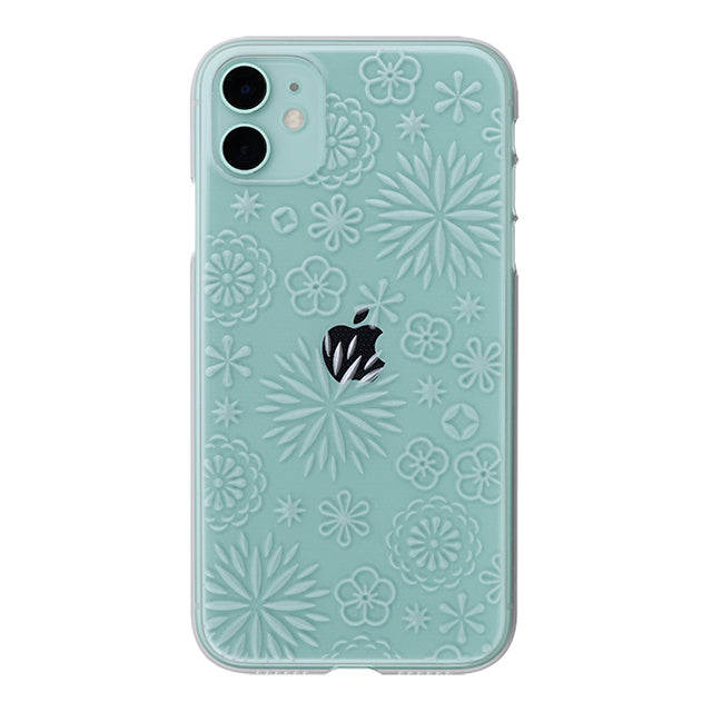 【Web限定】Air Jacket “kiriko” for iPhone11 花 (クリア)