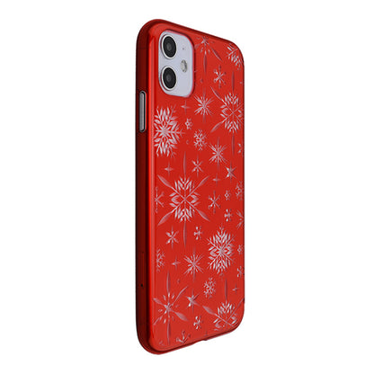 【Web限定】Air Jacket “kiriko” for iPhone11 雪片 (紅)