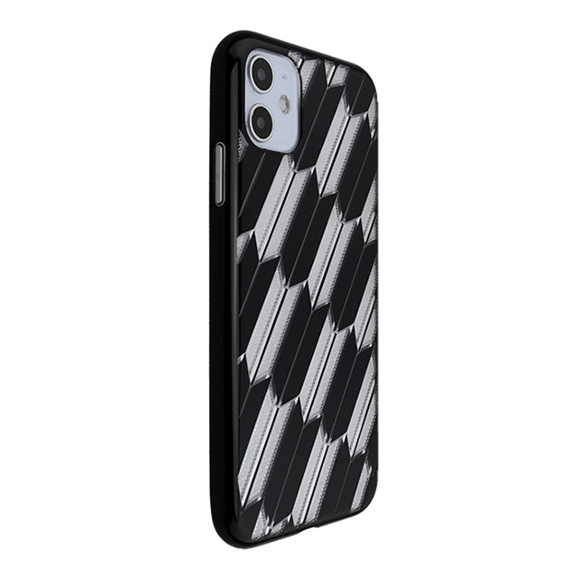 【Web限定】Air Jacket “kiriko” for iPhone11 矢絣 (ピアノブラック)