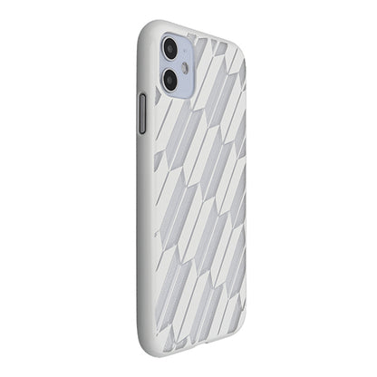 【Web限定】Air Jacket “kiriko” for iPhone11 矢絣 (ピュアホワイト)