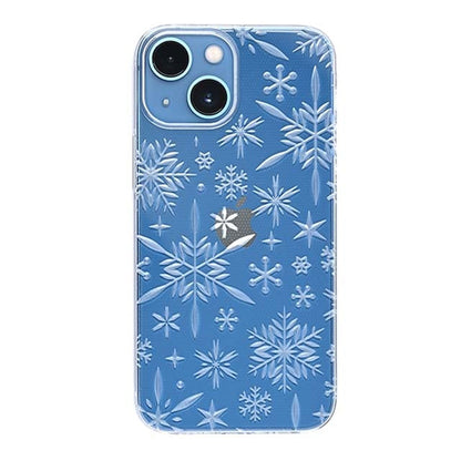 【Web限定】Air Jacket "kiriko" for iPhone 13 mini 雪片 (クリア)