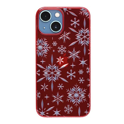 【Web限定】Air Jacket "kiriko" for iPhone 13 mini 雪片 (紅)