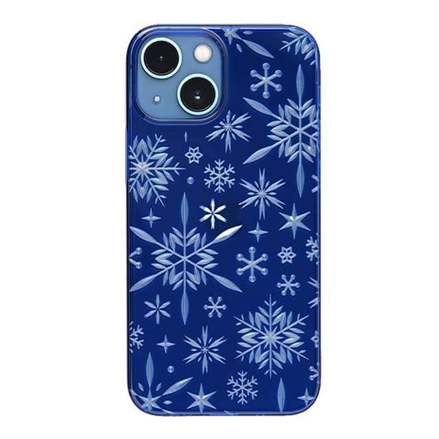 【Web限定】Air Jacket "kiriko" for iPhone 13 mini 雪片 (瑠璃)