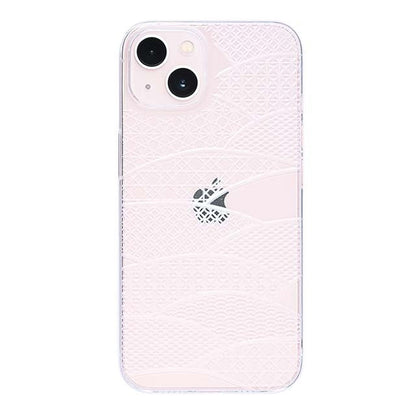 【Web限定】Air Jacket "kiriko" for iPhone 13 千代柄（扇） (クリア)