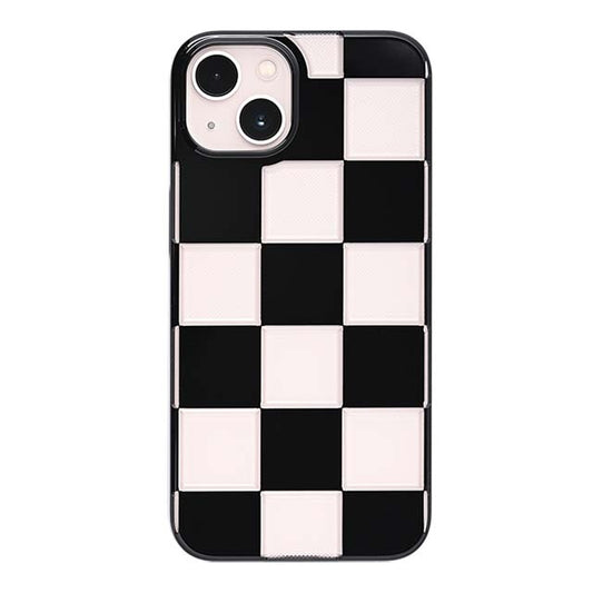 【Web限定】Air Jacket "kiriko" for iPhone 13 市松 (ピアノブラック)