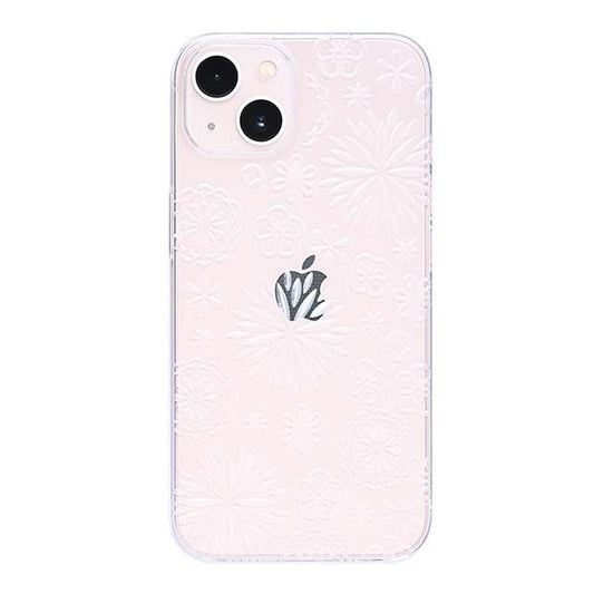 【Web限定】Air Jacket "kiriko" for iPhone 13 花 (クリア)