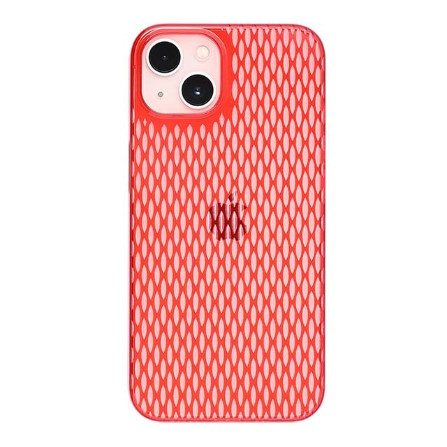 【Web限定】Air Jacket "kiriko" for iPhone 13 米つなぎ (紅)