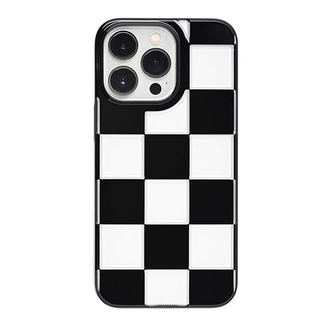 【Web限定】Air Jacket "kiriko" for iPhone 13 Pro 市松 (ピアノブラック)