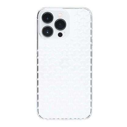 【Web限定】Air Jacket "kiriko" for iPhone 13 Pro 毘沙門亀甲 (クリア)